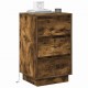 Sonata H Нощен шкаф с Опушен дъб 39 x 34.5 x 65 см Инженерно дърво