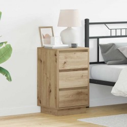 Sonata H Нощен шкаф с дъб артизан 39 x 34.5 x 65 см Инженерно дърво - Noptiere