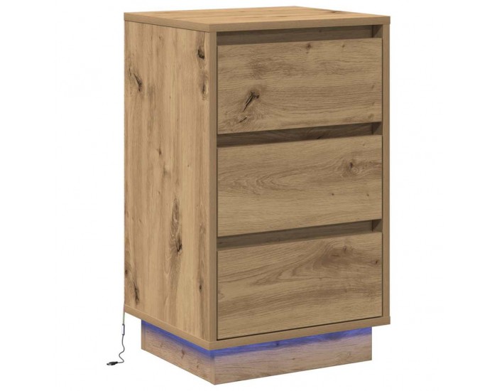 Sonata H Нощен шкаф с дъб артизан 39 x 34.5 x 65 см Инженерно дърво