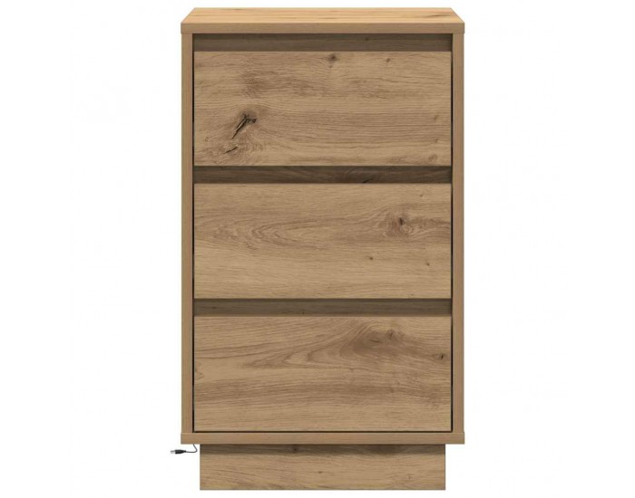 Sonata H Нощен шкаф с дъб артизан 39 x 34.5 x 65 см Инженерно дърво
