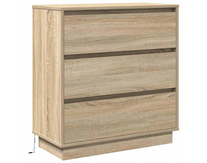 Sonata H Нощен шкаф с дъб сонома 71 x 34.5 x 75 см Инженерно дърво