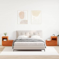 Sonata H Нощен шкаф 2 pcs Восъчнокафяв 60 x 34 x 51 см Масивно дърво бор - Noptiere
