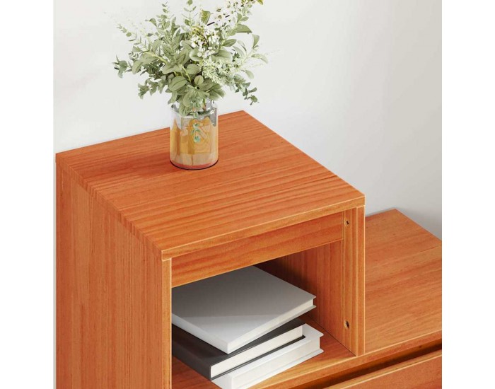 Sonata H Нощен шкаф 2 pcs Восъчнокафяв 60 x 34 x 51 см Масивно дърво бор