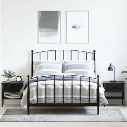 Sonata H Нощно Шкафче с чекмедже 2 pcs Черен дъб 40 x 42 x 45 см - Noptiere