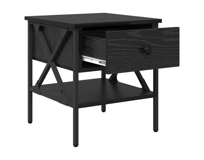 Sonata H Нощно Шкафче с чекмедже 2 pcs Черен дъб 40 x 42 x 45 см
