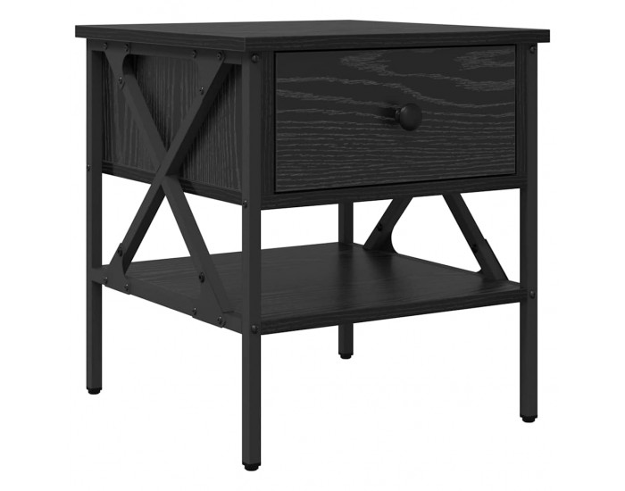 Sonata H Нощно Шкафче с чекмедже 2 pcs Черен дъб 40 x 42 x 45 см
