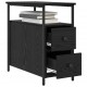 Sonata H Нощен шкаф 2 pcs Черен дъб 30 x 60 x 60 см Инженерно дърво