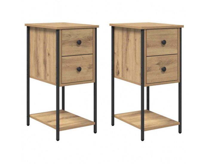 Sonata H Нощен шкаф 2 pcs дъб артизан 32 x 42 x 70 см Инженерно дърво
