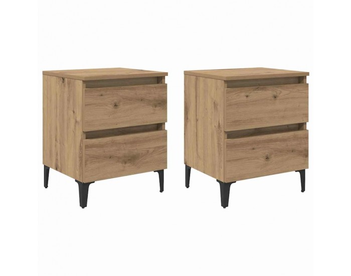 Sonata H Нощен шкаф 2 pcs дъб артизан 40 x 35 x 50 см Инженерно дърво