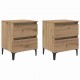Sonata H Нощен шкаф 2 pcs дъб артизан 40 x 35 x 50 см Инженерно дърво