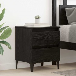 Sonata H Нощен шкаф Черен дъб 40 x 35 x 50 см Инженерно дърво - Noptiere