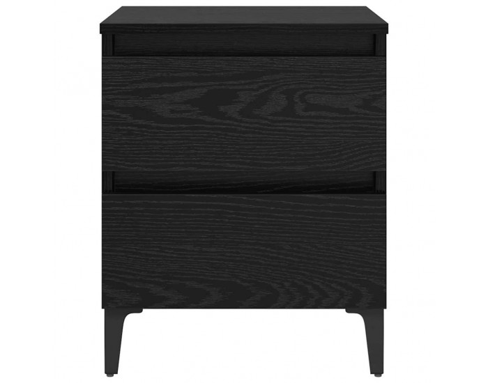 Sonata H Нощен шкаф 2 pcs Черен дъб 40 x 35 x 50 см Инженерно дърво