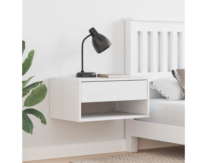 Sonata H Нощно шкафче 2 pcs Бяло 50 x 32.5 x 24 см Борово дърво масив