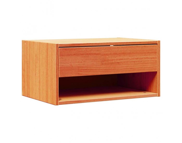 Sonata H Нощно шкафче Восъчнокафяв 50 x 32.5 x 24 см Борово дърво масив