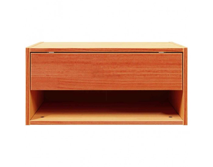 Sonata H Нощно шкафче Восъчнокафяв 50 x 32.5 x 24 см Борово дърво масив