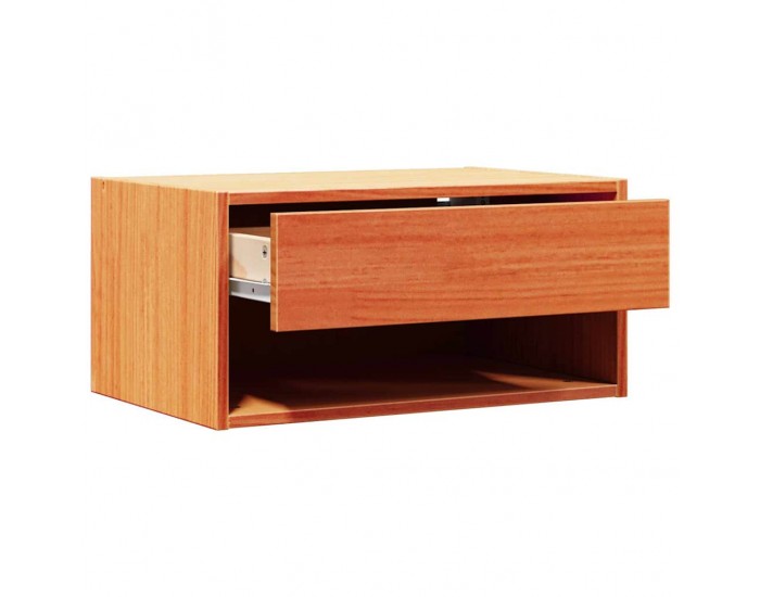 Sonata H Нощно шкафче Восъчнокафяв 50 x 32.5 x 24 см Борово дърво масив
