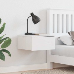 Sonata H Нощно шкафче 2 pcs Бяло 37 x 35 x 18.5 см Борово дърво масив - Noptiere