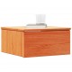 Sonata H Нощно шкафче с чекмедже 2 pcs Восъчнокафяв 37 x 35 x 18.5 см