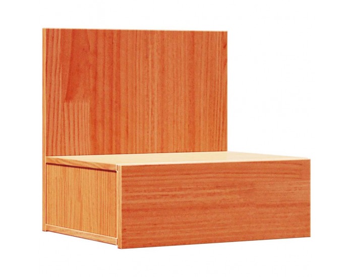Sonata H Нощно шкафче Восъчнокафяв 42 x 32.5 x 40 см Борово дърво масив