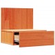 Sonata H Нощно шкафче с чекмедже 2 pcs Восъчнокафяв 42 x 32.5 x 40 см