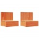 Sonata H Нощно шкафче с чекмедже 2 pcs Восъчнокафяв 42 x 32.5 x 40 см