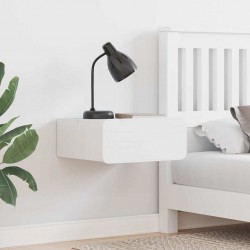 Sonata H Нощно шкафче 2 pcs Бяло 39 x 34 x 16.5 см Борово дърво масив - Noptiere