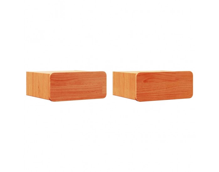 Sonata H Нощно шкафче с чекмедже 2 pcs Восъчнокафяв 39 x 34 x 16.5 см