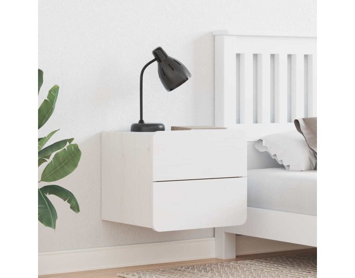 Sonata H Нощно шкафче 2 pcs Бяло 39 x 34 x 33 см Масивно дърво бор