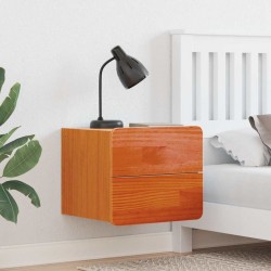 Sonata H Нощно шкафче Восъчнокафяв 39 x 34 x 33 см Масивно дърво бор - Noptiere
