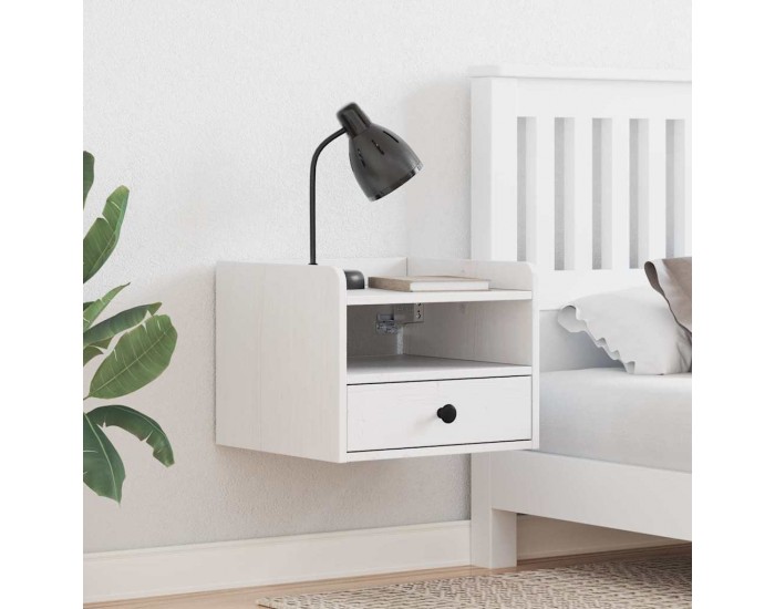 Sonata H Нощно шкафче 2 pcs Бяло 38 x 36 x 29.5 см Борово дърво масив