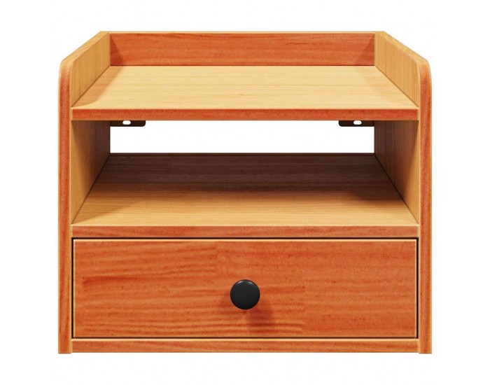 Sonata H Нощно шкафче Восъчнокафяв 38 x 36 x 29.5 см Борово дърво масив