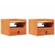 Sonata H Нощно шкафче с чекмедже 2 pcs Восъчнокафяв 38 x 36 x 29.5 см