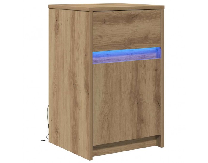 Sonata H LED нощно шкафче дъб артизан 38 x 34 x 61 см Инженерно дърво