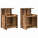 Sonata H Нощен шкаф 2 pcs Старо дърво 40 x 35 x 60 см Инженерно дърво