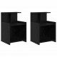 Sonata H Нощен шкаф 2 pcs Черен дъб 40 x 35 x 60 см Инженерно дърво