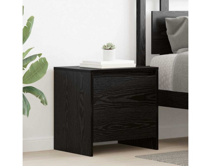 Sonata H Нощен шкаф Черен дъб 45 x 34 x 44.5 см Инженерно дърво