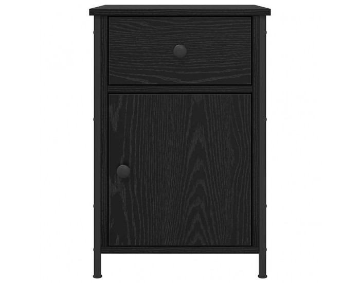 Sonata H Нощен шкаф с чекмедже Черен дъб 40 x 42 x 60 см Инженерно дърво
