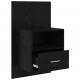 Sonata H Шкаф за легло с чекмедже 2 pcs Черен дъб 48.5 x 32.5 x 80 см