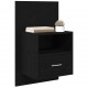 Sonata H Шкаф за легло с чекмедже 2 pcs Черен дъб 48.5 x 32.5 x 80 см