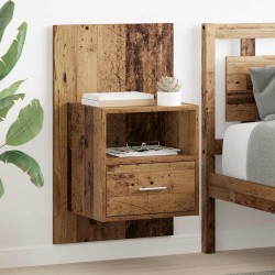 Sonata H Шкаф за легло с чекмедже 2 pcs Старо дърво 48.5 x 32.5 x 80 см - Noptiere