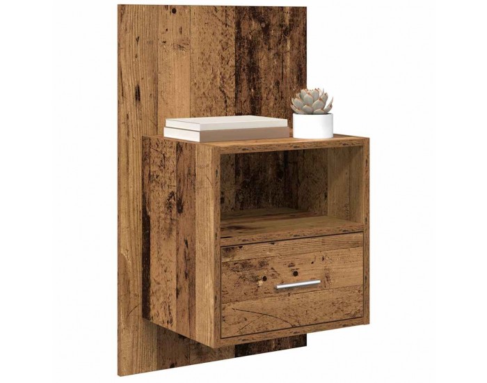 Sonata H Шкаф за легло с чекмедже 2 pcs Старо дърво 48.5 x 32.5 x 80 см