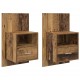 Sonata H Шкаф за легло с чекмедже 2 pcs Старо дърво 48.5 x 32.5 x 80 см