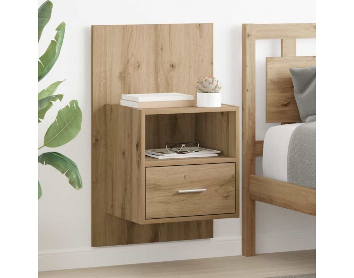 Sonata H Шкаф за легло с чекмедже 2 pcs дъб артизан 48.5 x 32.5 x 80 см