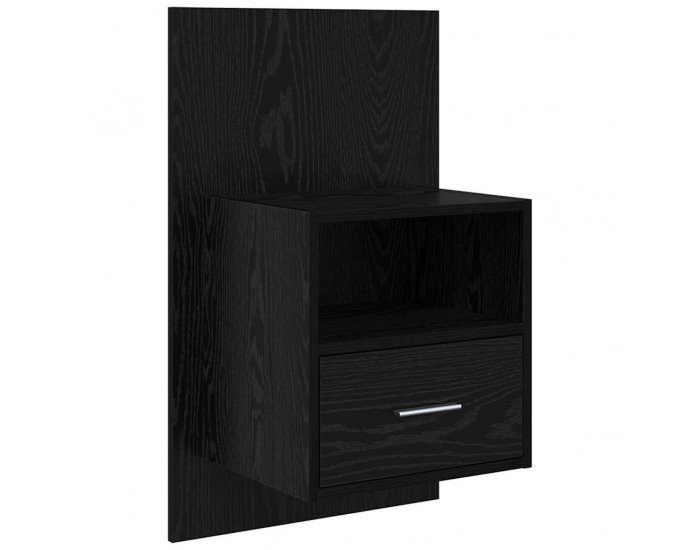 Sonata H Шкаф за легло с чекмедже 2 pcs Черен дъб 48.5 x 32.5 x 80 см