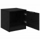 Sonata H Шкаф за легло 2 pcs Черен дъб 40 x 39 x 40 см Инженерно дърво