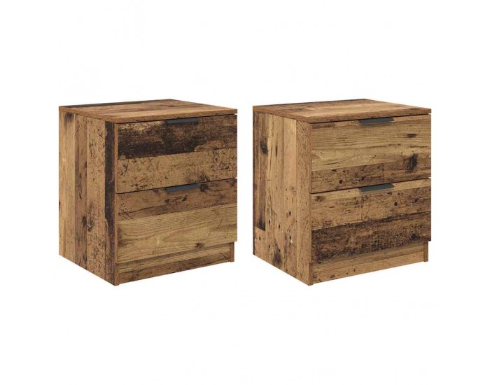 Sonata H Нощен шкаф 2 pcs Старо дърво 45 x 39 x 50 см Инженерно дърво