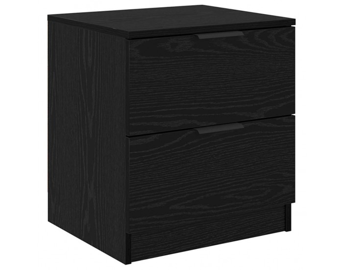 Sonata H Нощен шкаф 2 pcs Черен дъб 45 x 39 x 50 см Инженерно дърво