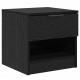 Sonata H Шкаф за легло 2 pcs Черен дъб 40 x 39 x 40 см Инженерно дърво
