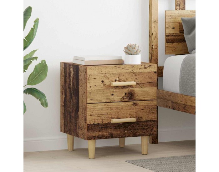 Sonata H Шкаф за легло с чекмедже 2 pcs Старо дърво 40 x 35 x 47.5 см