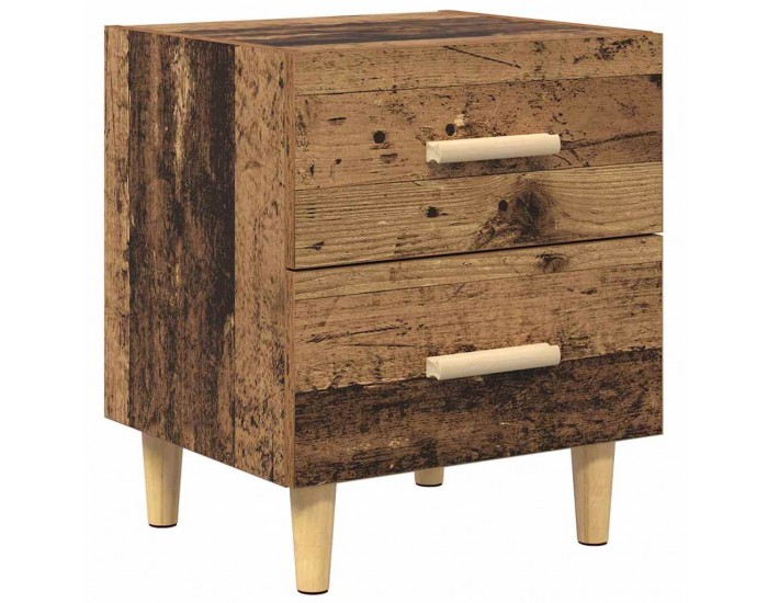 Sonata H Шкаф за легло с чекмедже 2 pcs Старо дърво 40 x 35 x 47.5 см